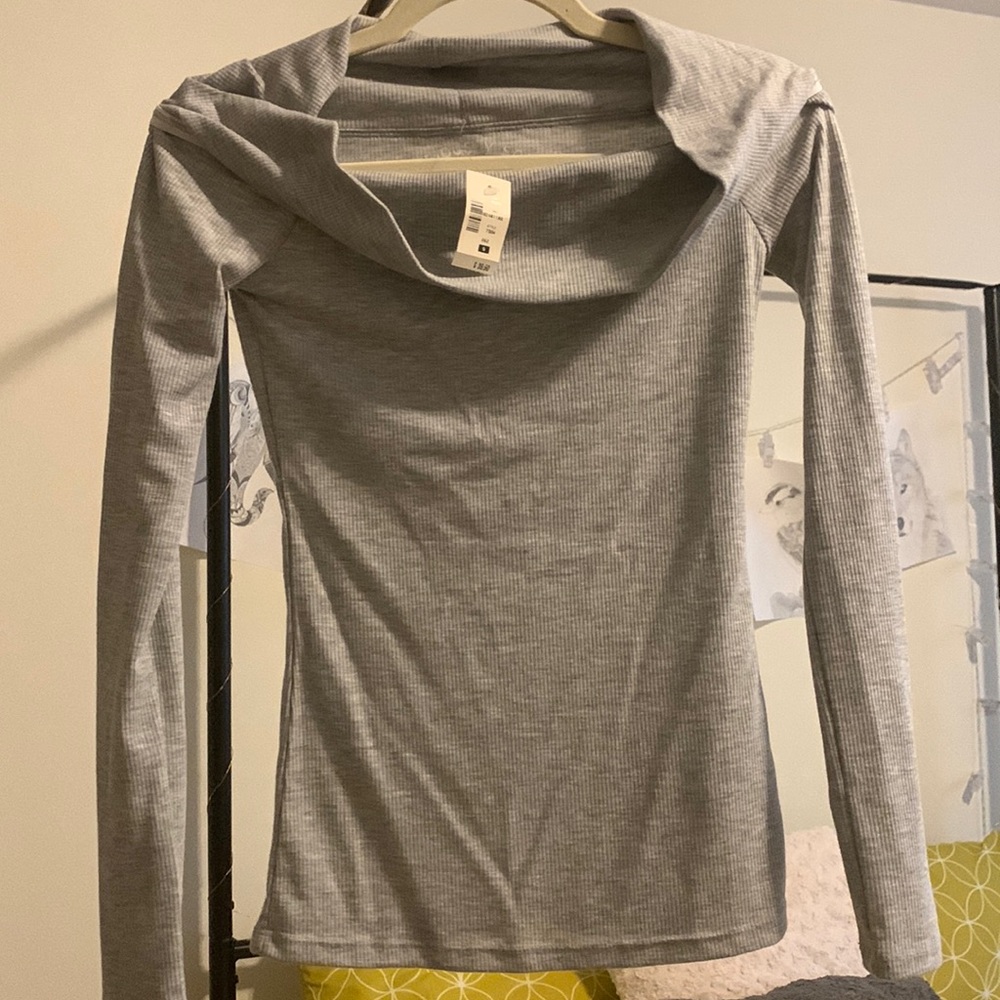 Tight fit off the shoulder top